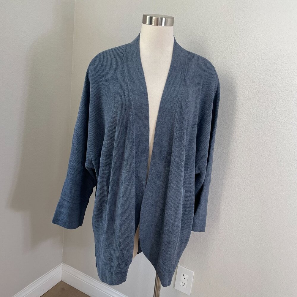 NEW Barefoot Dreams Plus 3X Cozychic Ultra Lite Cocoon Long Cardigan‎ Stargazer